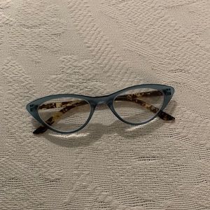 Stylish brown and blue readers